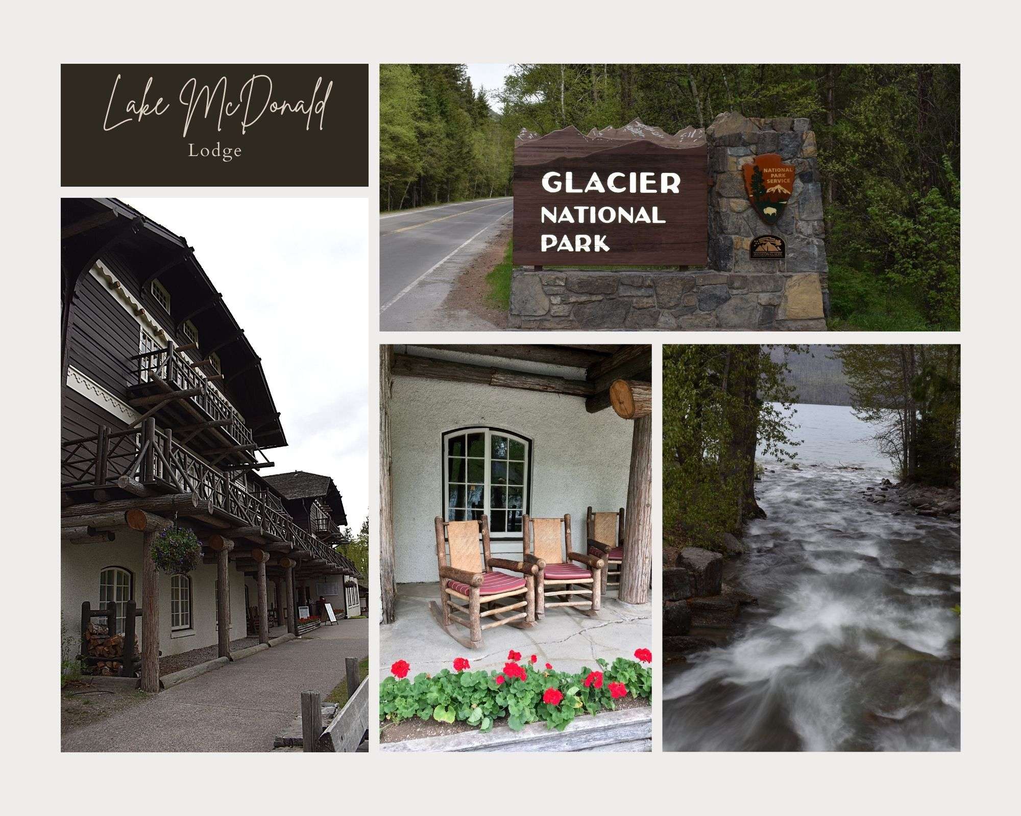 Lake McDonald Lodge Glacier National Park